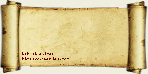 Anica Joksić vizit kartica